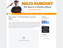 Tablet Screenshot of mileskurosky.com